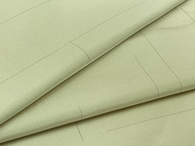 平和屋着物▽本場大島紬 白大島 単衣 幾何学文様 正絹 逸品 未使用 AAAZ0995jh