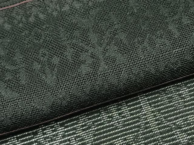 平和屋着物▽羽織 スリーシーズン 春夏秋 塵除け 横段文 黒地 正絹 逸品 AAAZ1099fy