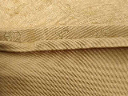 平和屋着物◎六通柄袋帯 霞文 金糸 正絹 逸品 AAAZ1134ou