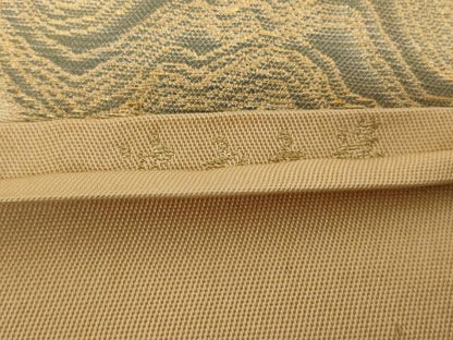 平和屋着物◎六通柄袋帯 霞文 金糸 正絹 逸品 AAAZ1134ou