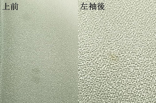 平和屋着物▽訪問着　単衣　手描き　草花文　暈し染め　正絹　逸品　AAAZ1391fy