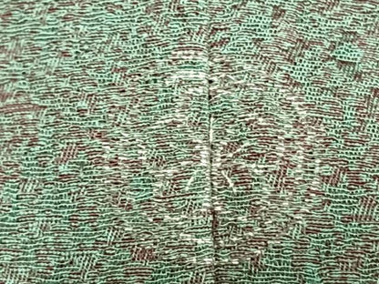 平和屋着物▽上質な小紋　単衣　幾何学文様　正絹　逸品　AAAZ1399fy