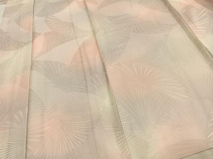 平和屋着物▽上質な小紋 単衣 花尽くし 正絹 逸品 AAAZ1402fy