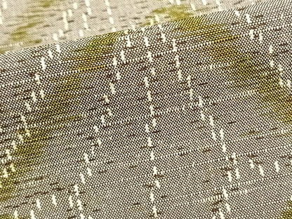 平和屋着物▽上質な紬 単衣 網目文 正絹 逸品 AAAZ1413fy