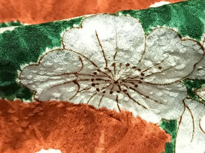 平和屋着物▽上質な小紋　単衣　辻が花　正絹　逸品　AAAZ1445fy