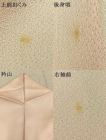 平和屋着物▽訪問着 単衣 手描き 枝花文 正絹 逸品 AAAZ1451fy