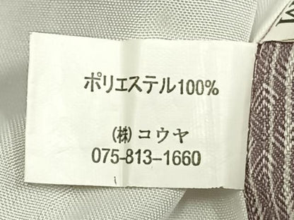 平和屋着物▽小紋 単衣 草花間道 洗える着物 AAAZ1455fy