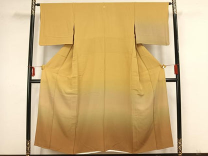平和屋着物▽訪問着 単衣 霞文 正絹 逸品 AAAZ1468fy
