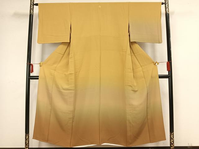 平和屋着物▽訪問着 単衣 霞文 正絹 逸品 AAAZ1468fy