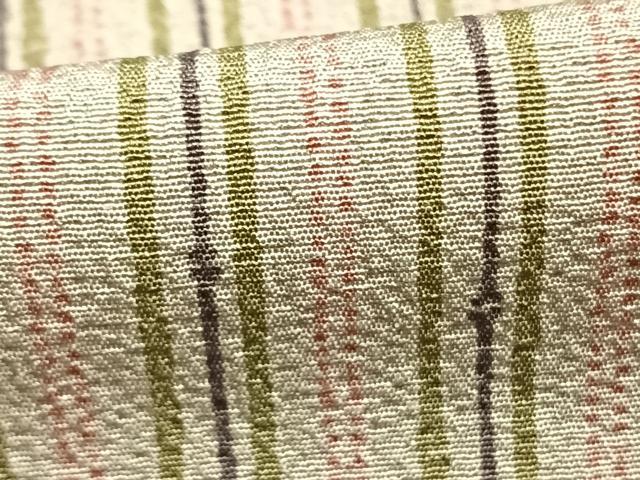 平和屋着物▽上質な小紋 単衣 間道 正絹 逸品 AAAZ1471fy