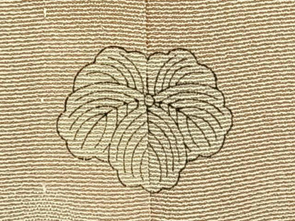 平和屋着物▽訪問着　単衣　作家物　枝花文　正絹　逸品　AAAZ1479fy