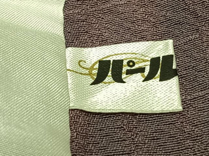 平和屋着物▽上質な小紋 単衣 霞文 正絹 逸品 AAAZ1486fy