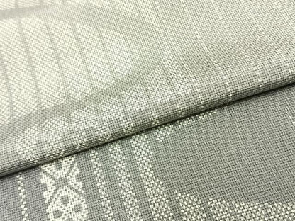平和屋着物▽本塩沢 訪問着 単衣 流水文 正絹 逸品 AAAZ1487fy