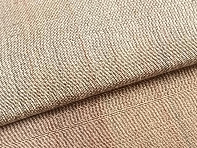 平和屋着物▽上質な紬 単衣 縞 正絹 逸品 AAAZ1490fy