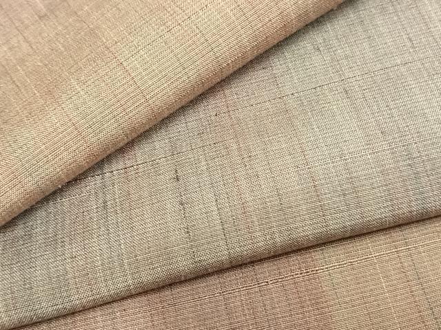 平和屋着物▽上質な紬 単衣 縞 正絹 逸品 AAAZ1490fy