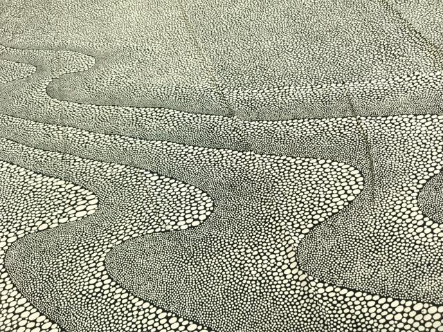平和屋着物▽訪問着　単衣　流水文　正絹　逸品　AAAZ1495fy