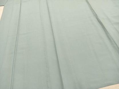 平和屋着物▽色無地 単衣 水色 洗える着物 AAAZ1496fy