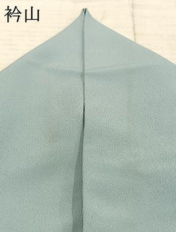平和屋着物▽色無地 単衣 水色 洗える着物 AAAZ1496fy
