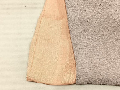 平和屋着物▽上質な小紋 単衣 霞文 正絹 逸品 AAAZ1498fy