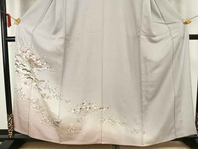 平和屋着物▽訪問着 単衣 風景文 正絹 逸品 AAAZ1505fy