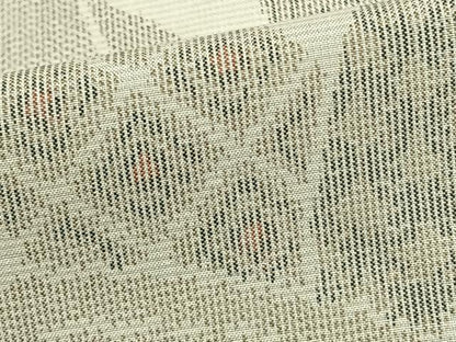 平和屋着物▽上質な紬 単衣 熨斗文 正絹 逸品 AAAZ1506fy
