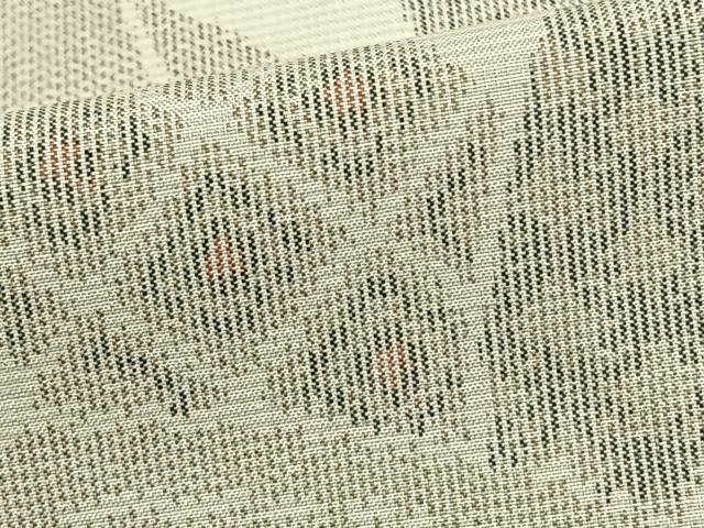 平和屋着物▽上質な紬 単衣 熨斗文 正絹 逸品 AAAZ1506fy