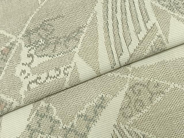 平和屋着物▽上質な紬 単衣 熨斗文 正絹 逸品 AAAZ1506fy