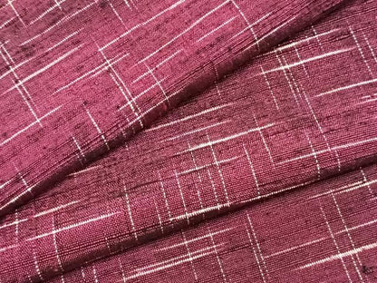 平和屋着物▽上質な紬　単衣　抽象文様　正絹　逸品　AAAZ1519fy