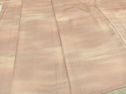 平和屋着物▽上質な小紋 単衣 作家物 霞文 正絹 逸品 AAAZ1523fy
