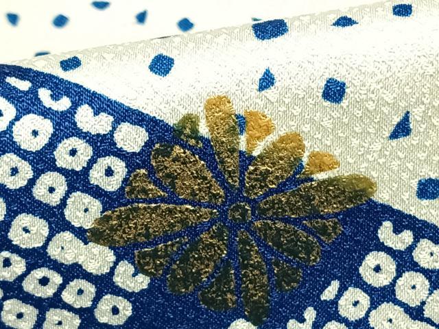 平和屋着物▽訪問着 単衣 舞花文 金彩 洗える着物 AAAZ1531fy