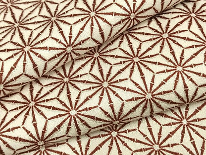 平和屋着物▽上質な小紋 単衣 麻の葉文様 正絹 逸品 AAAZ1551fy