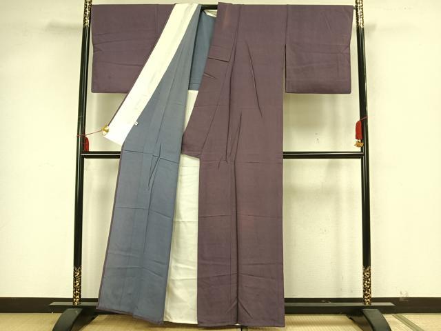 平和屋着物▽江戸小紋 単衣 鮫小紋柄 正絹 逸品 AAAZ1559fy
