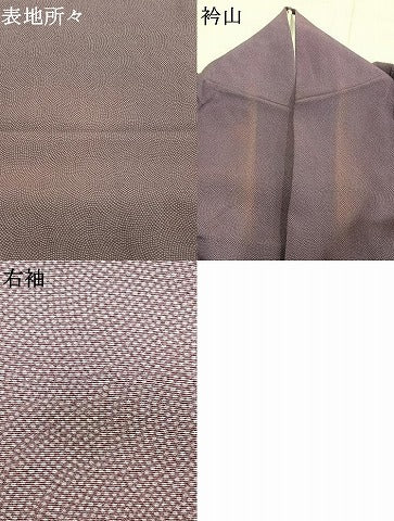 平和屋着物▽江戸小紋 単衣 鮫小紋柄 正絹 逸品 AAAZ1559fy