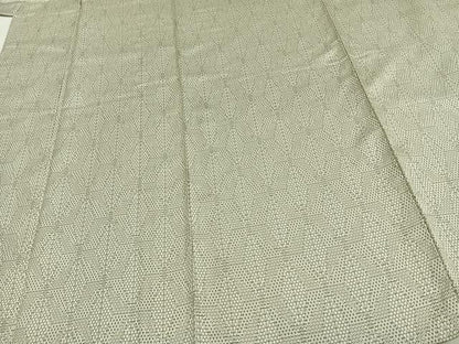 平和屋着物▽お召 単衣 幾何学文 正絹 逸品 AAAZ1561fy