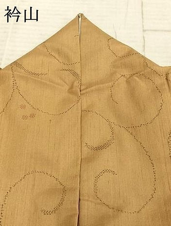 平和屋着物▽上質な紬 単衣 南天文 正絹 逸品 AAAZ1568fy