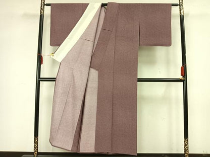 平和屋着物▽江戸小紋　単衣　鮫小紋柄　正絹　逸品　AAAZ1574fy