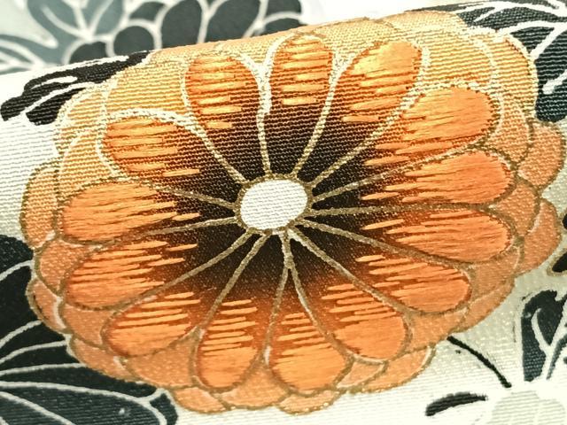 平和屋着物▽訪問着 単衣 刺繍 風景草花文 金彩 正絹 逸品 AAAZ1584fy