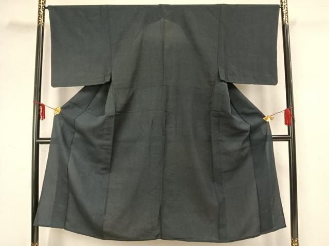 平和屋着物▽男性 本塩沢 単衣 蚊絣 正絹 逸品 AAAZ1597fy