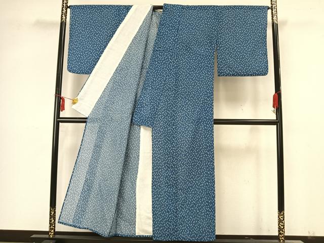 平和屋着物▽小紋 単衣 瓢箪文 洗える着物 AAAZ1622fy