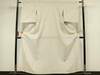 平和屋着物▽本塩沢 単衣 110亀甲 亀甲文様 正絹 逸品 AAAZ1632fy