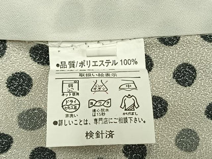 平和屋着物▽小紋 単衣 水玉 洗える着物 AAAZ1634fy