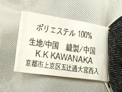平和屋着物▽小紋　単衣　市松文様　洗える着物　AAAZ1638fy