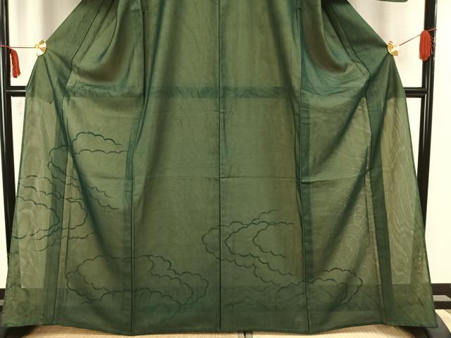 平和屋着物▽訪問着 無双 紗袷 紗×紗 雲取り文 正絹 逸品 未使用 AAAZ1645fy