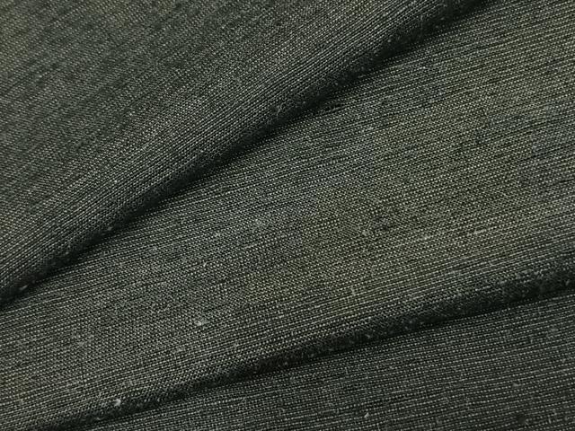 平和屋着物▽男性 紬 単衣 アンサンブル 仙斎茶色 正絹 逸品 AAAZ1647fy