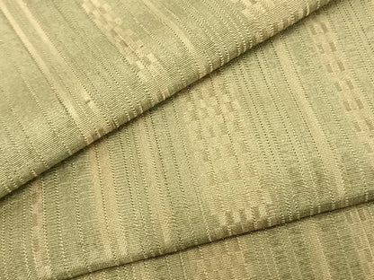 平和屋着物▽お召 単衣 縞 正絹 逸品 AAAZ1651fy