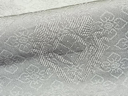 平和屋着物▽上質な色無地 単衣 吉祥地紋 薄色 正絹 逸品 AAAZ1661fy