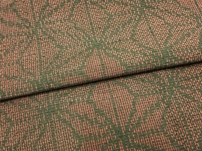 平和屋着物▽上質な紬 単衣 麻の葉文様 正絹 逸品 AAAZ1666fy
