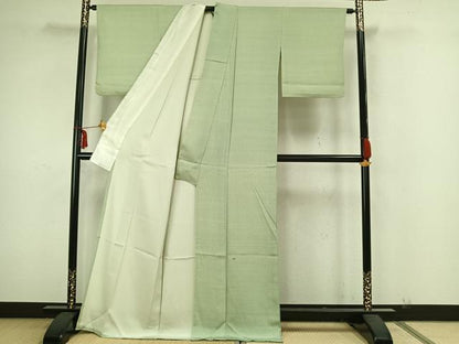 平和屋着物▽江戸小紋　単衣　角通し　正絹　逸品　AAAZ1668fy