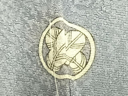 平和屋着物▽上質な色無地 単衣 紋意匠 淡藤色 正絹 逸品 未使用 AAAZ1675fy