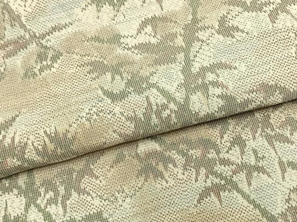 平和屋着物▽本場大島紬 単衣 風景文 正絹 逸品 AAAZ1676fy
